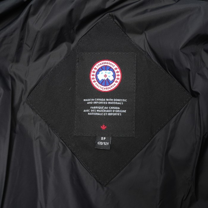 Yupoo Canada Goose parka black fur hood Canada Goose down jacket puffer black fur hood Black