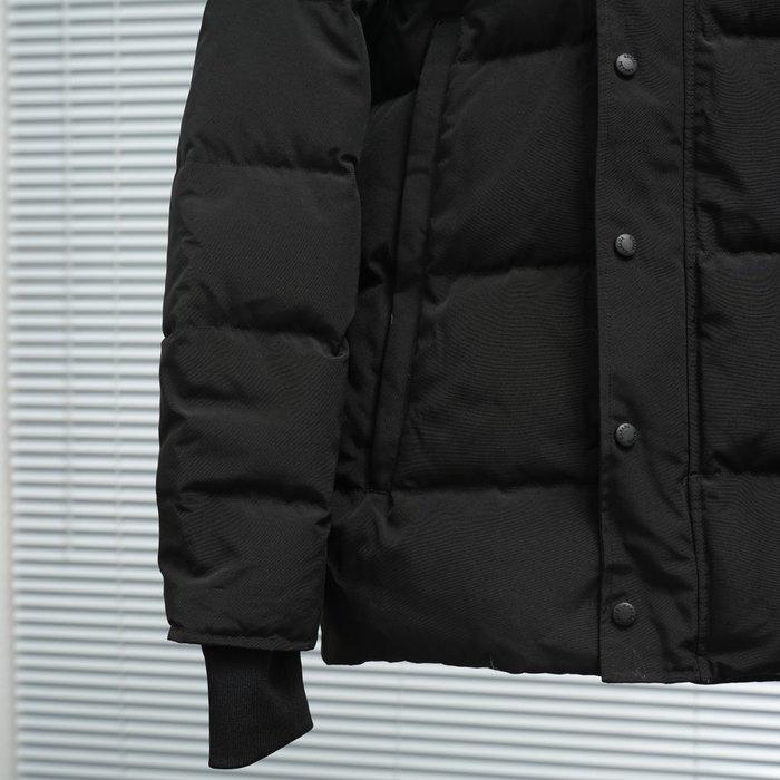 Yupoo Canada Goose parka black fur hood Canada Goose down jacket puffer black fur hood Black