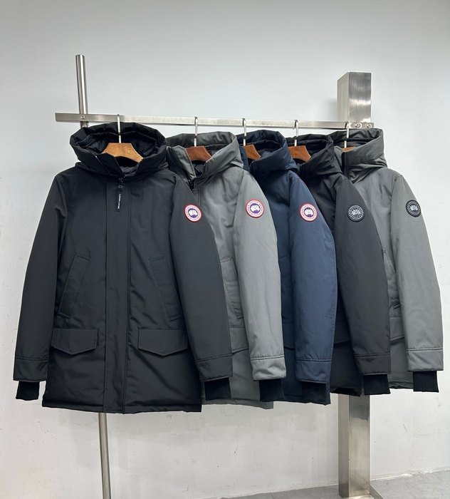 Yupoo Canada Goose parka black fur hood Canada Goose down jacket winter black fur hood Black 017