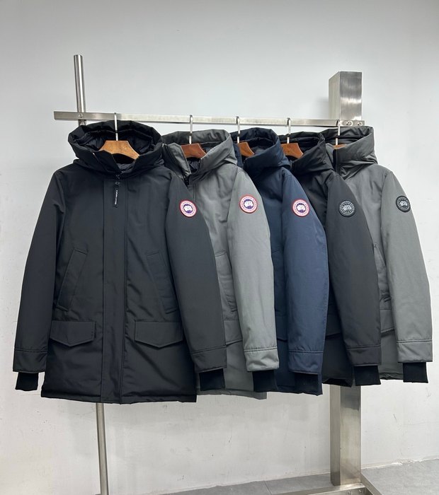 Yupoo Canada Goose parka black fur hood Canada Goose down jacket winter black fur hood Black 017