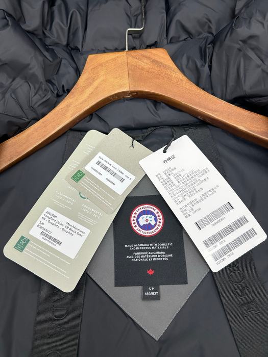 Yupoo Canada Goose parka grey fur hood Canada Goose down jacket parka gray fur hood Grey