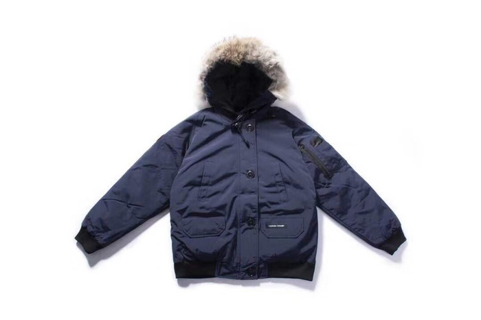 Yupoo Canada Goose parka navy fur hood Canada Goose down jacket parka navy fur Navy 021