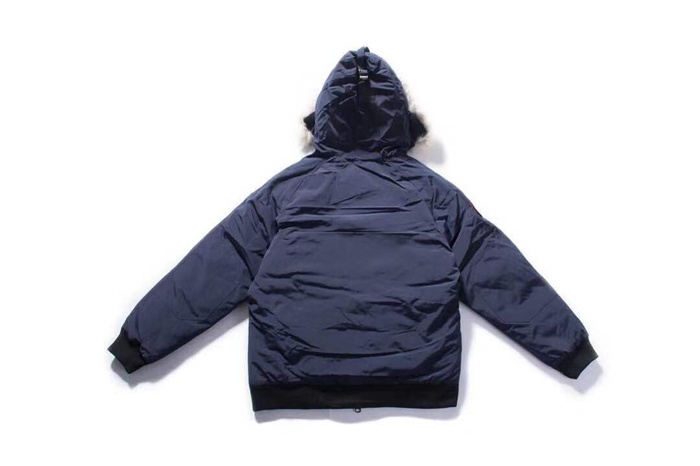 Yupoo Canada Goose parka navy fur hood Canada Goose down jacket parka navy fur Navy 021