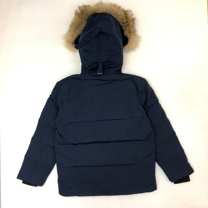 Yupoo Canada Goose parka navy fur hood Canada Goose down jacket parka navy fur hood Navy 011