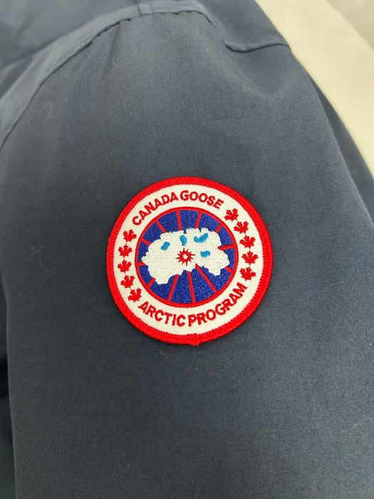 Yupoo Canada Goose parkas black fur hood Canada Goose down jacket parka navy fur hood Navy 001