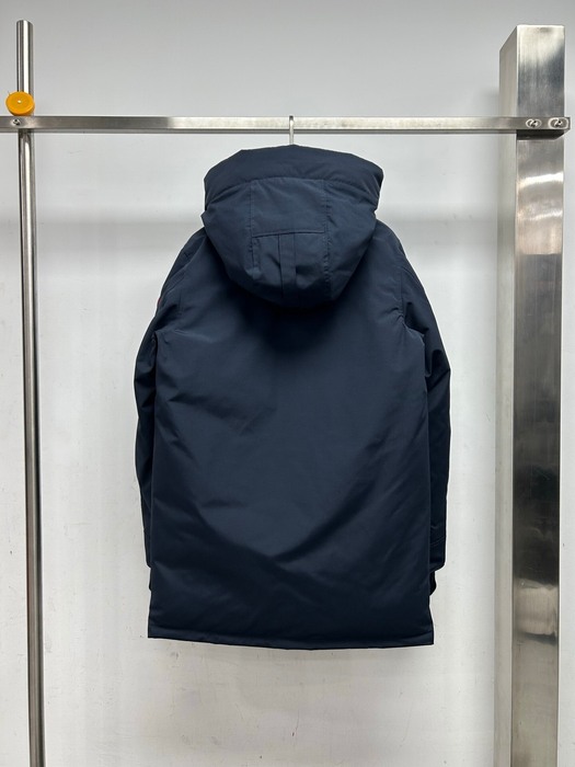 Yupoo Canada Goose parkas black fur hood Canada Goose down jacket parka navy fur hood Navy 001