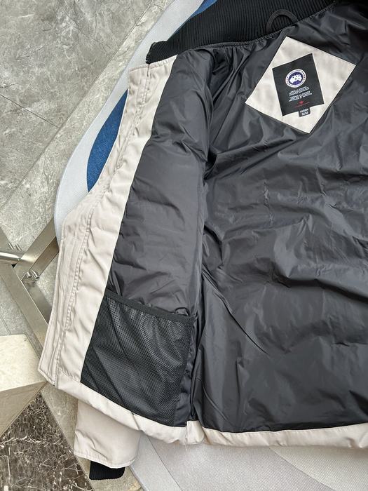 Yupoo Canada Goose puffer beige colorblock Canada Goose down jacket puffer beige color block Beige 008