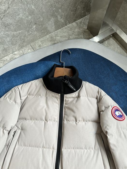 Yupoo Canada Goose puffer beige colorblock Canada Goose down jacket puffer beige color block Beige 008