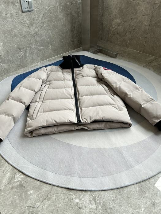 Yupoo Canada Goose puffer beige colorblock Canada Goose down jacket puffer beige color block Beige 008