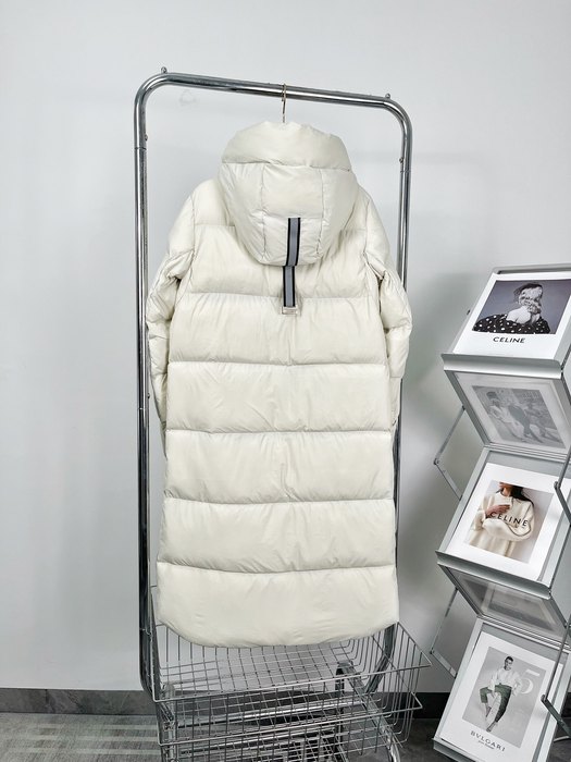 Yupoo Canada Goose puffer beige hooded Canada Goose down jacket puffer white long hooded White 006