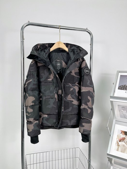 Yupoo Canada Goose puffer black camo Canada Goose down jacket puffer black camo jacket Black 034