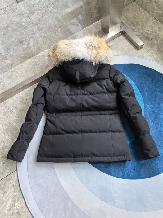Yupoo Canada Goose puffer black fur hood Canada Goose down jacket parka black fur hood Black 040