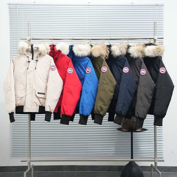 Yupoo Canada Goose puffer black fur hood Canada Goose down jacket puffer black fur hood Black 008