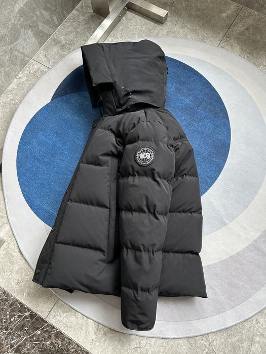 Yupoo Canada Goose puffer black fur hood Canada Goose down jacket puffer black fur hood Black 010
