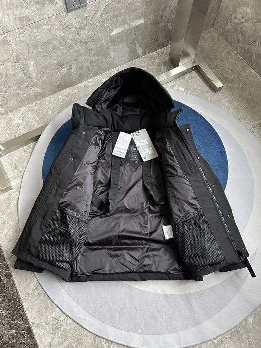 Yupoo Canada Goose puffer black fur hood Canada Goose down jacket puffer black fur hood Black 010