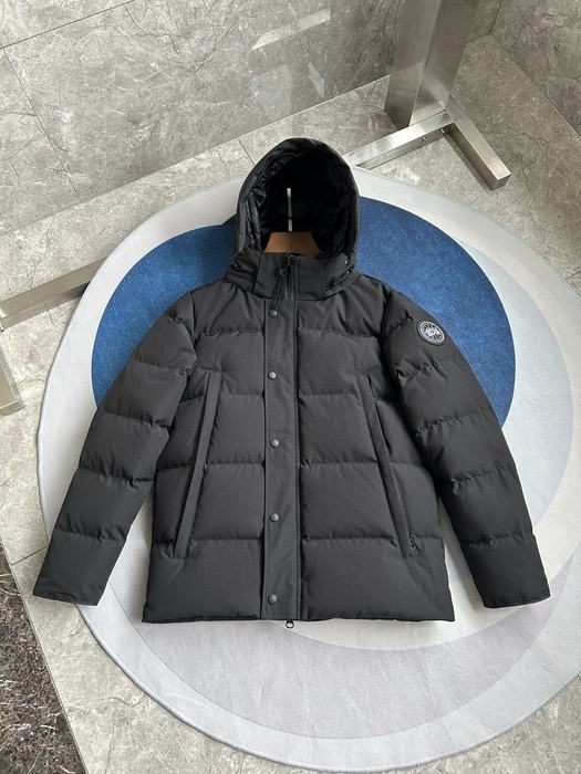Yupoo Canada Goose puffer black fur hood Canada Goose down jacket puffer black fur hood Black 010