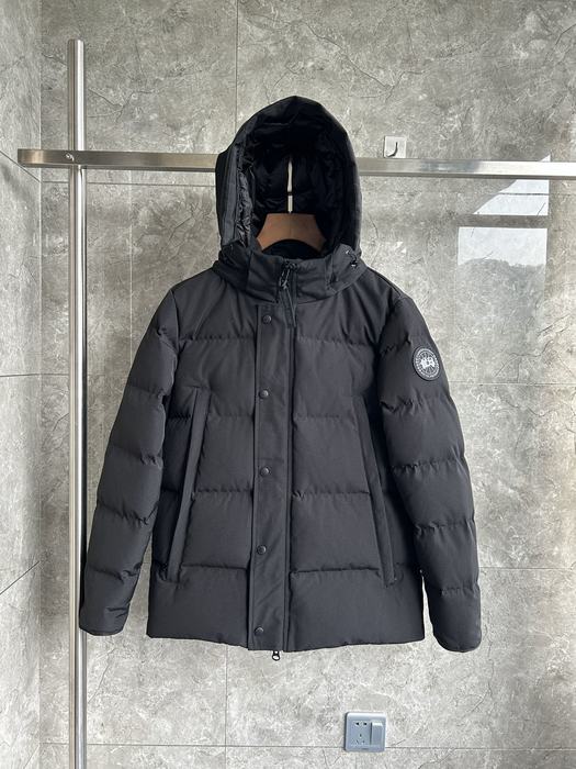 Yupoo Canada Goose puffer black fur hood Canada Goose down jacket puffer black fur hood Black 010