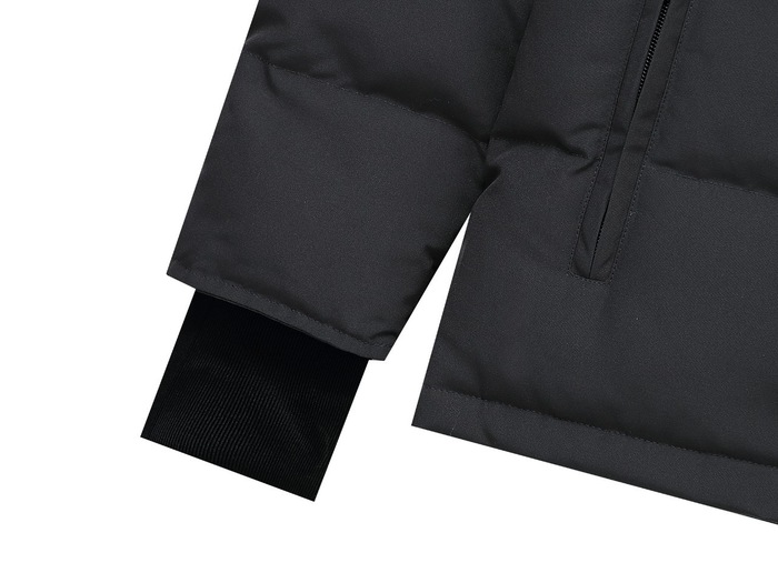 Yupoo Canada Goose puffer black fur hood Canada Goose down jacket puffer black fur hood Black 012