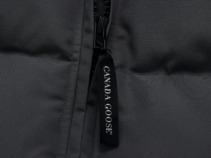 Yupoo Canada Goose puffer black fur hood Canada Goose down jacket puffer black fur hood Black 012