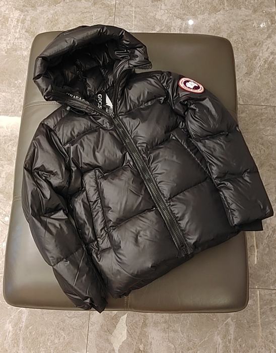 Yupoo Canada Goose puffer black fur hood Canada Goose down jacket puffer black fur hood Black 044