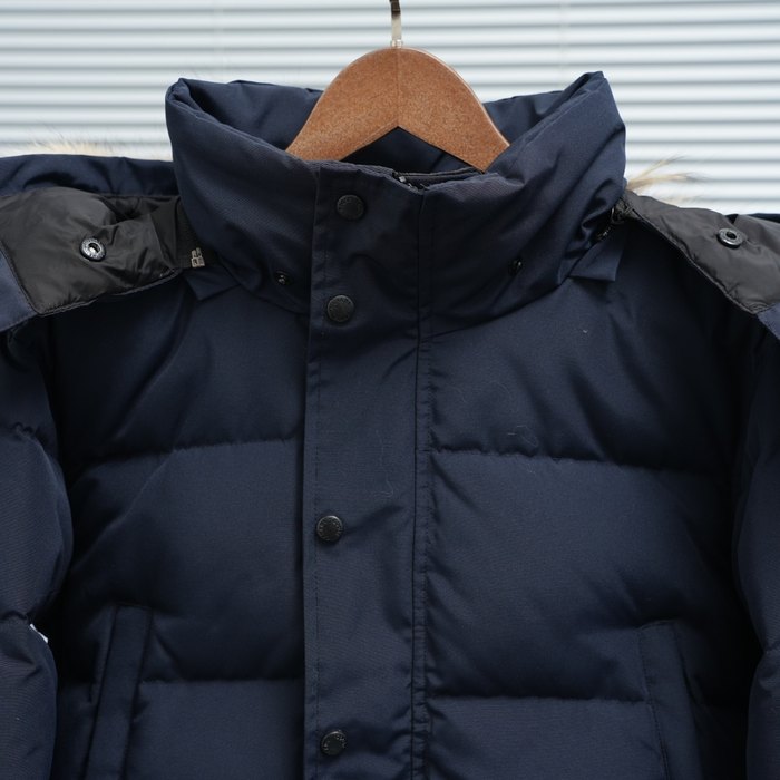 Yupoo Canada Goose puffer black fur hood Canada Goose down jacket puffer black fur hood Navy 003