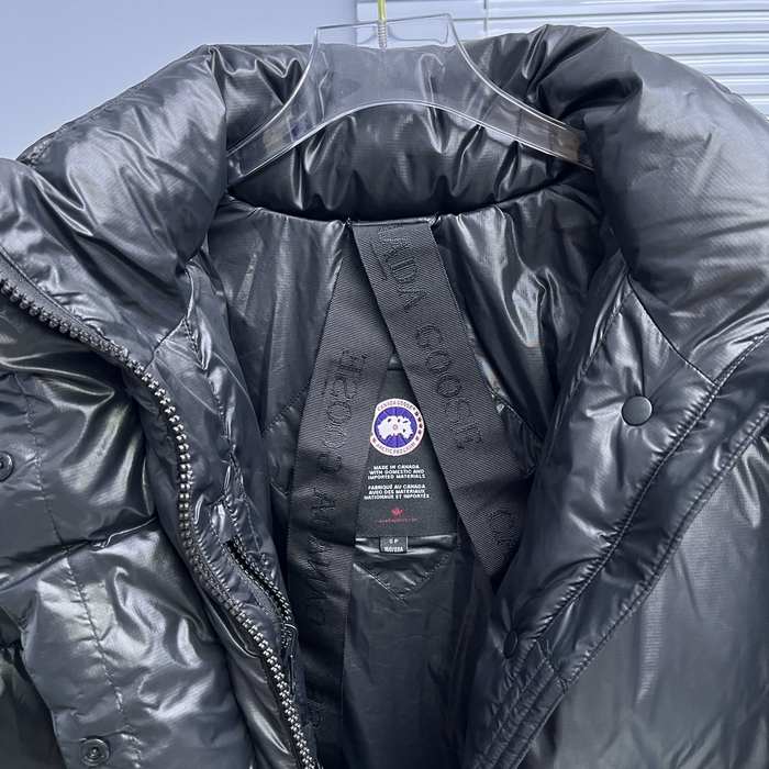 Yupoo Canada Goose puffer black highneck Canada Goose down jacket puffer black rope detail Black 025
