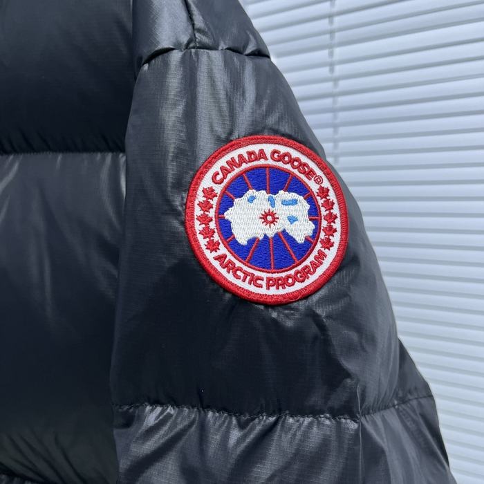 Yupoo Canada Goose puffer black highneck Canada Goose down jacket puffer black rope detail Black 025