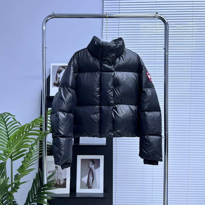 Yupoo Canada Goose puffer black highneck Canada Goose down jacket puffer black rope detail Black 025