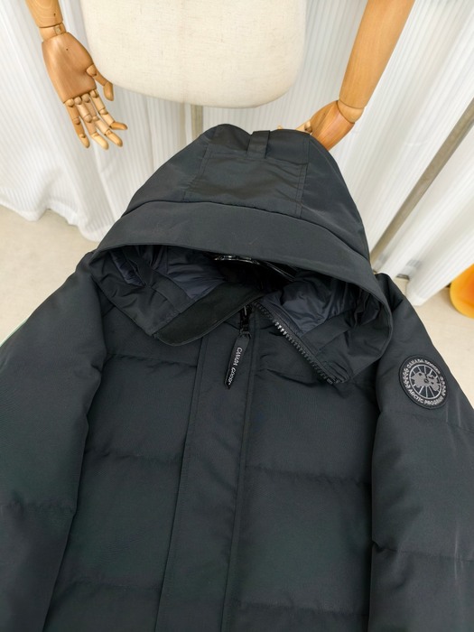 Yupoo Canada Goose puffer black hooded Canada Goose down jacket puffer black hooded Black 023