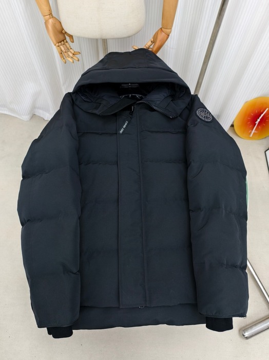 Yupoo Canada Goose puffer black hooded Canada Goose down jacket puffer black hooded Black 023