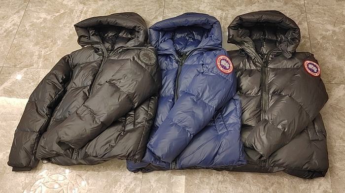Yupoo Canada Goose puffer black hooded Canada Goose down jacket puffer black hooded Black 045