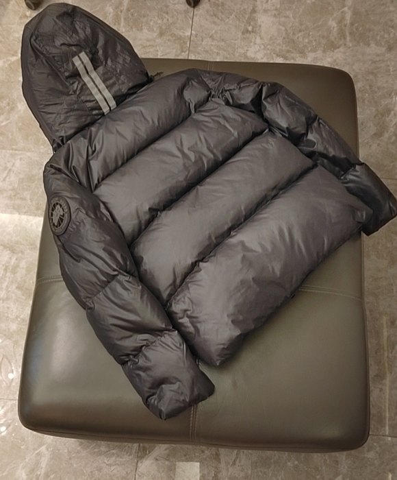 Yupoo Canada Goose puffer black hooded Canada Goose down jacket puffer black hooded Black 045