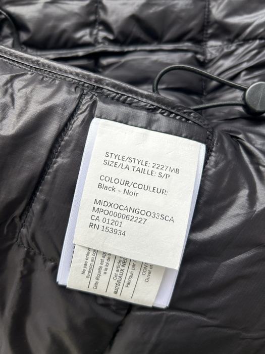 Yupoo Canada Goose puffer black hooded Canada Goose down jacket puffer black shiny hooded Black