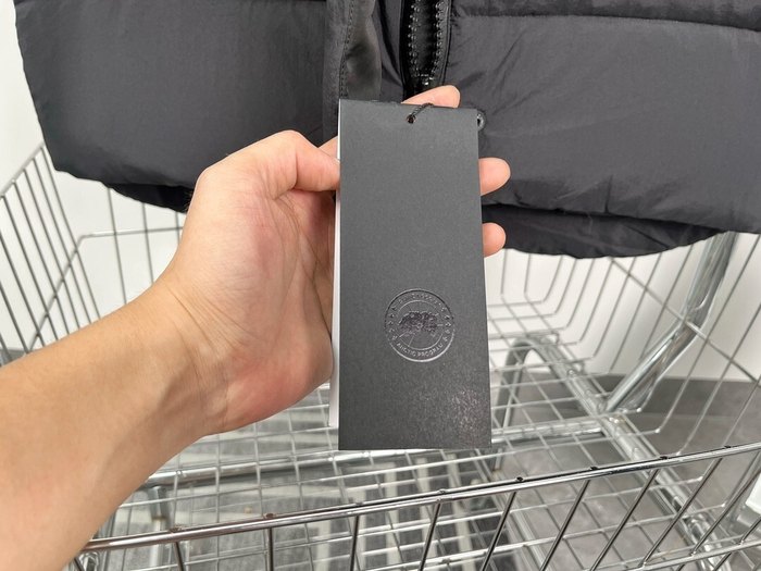 Yupoo Canada Goose puffer black hooded coat Canada Goose down jacket puffer black long hood Black 046