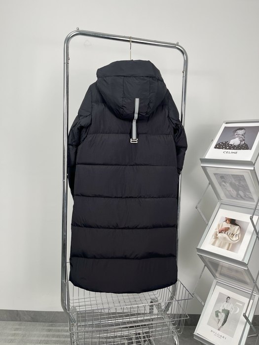 Yupoo Canada Goose puffer black hooded coat Canada Goose down jacket puffer black long hood Black 046