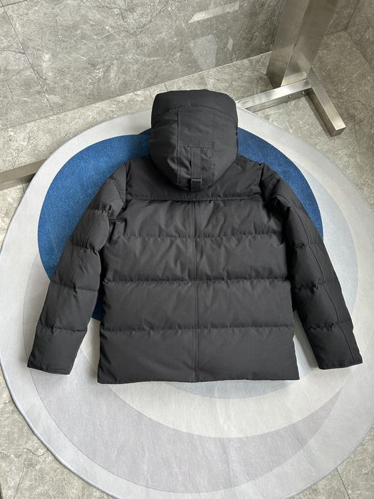 Yupoo Canada Goose puffer black logo patch Canada Goose down jacket hooded black padded jacket Black 011