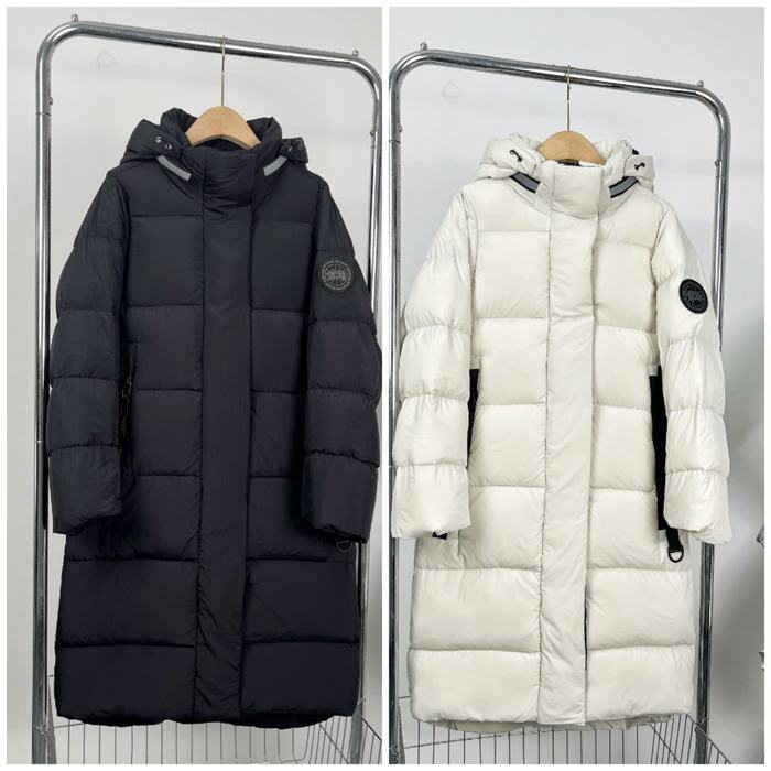 Yupoo Canada Goose puffer black patch Canada Goose down jacket puffer black double pocket Black 004