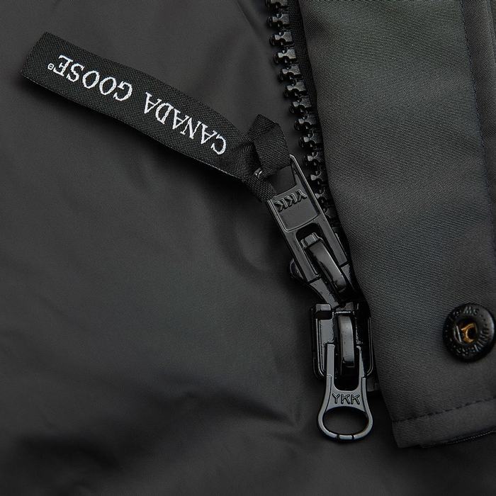 Yupoo Canada Goose puffer black patch vest Canada Goose down jacket puffer black badge vest Black 001