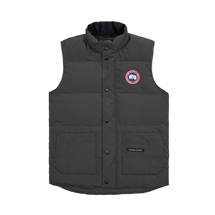 Yupoo Canada Goose puffer black patch vest Canada Goose down jacket puffer black badge vest Black 001