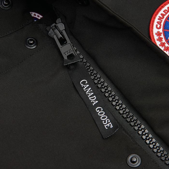 Yupoo Canada Goose puffer black patch vest Canada Goose down jacket puffer black logo vest Black 002