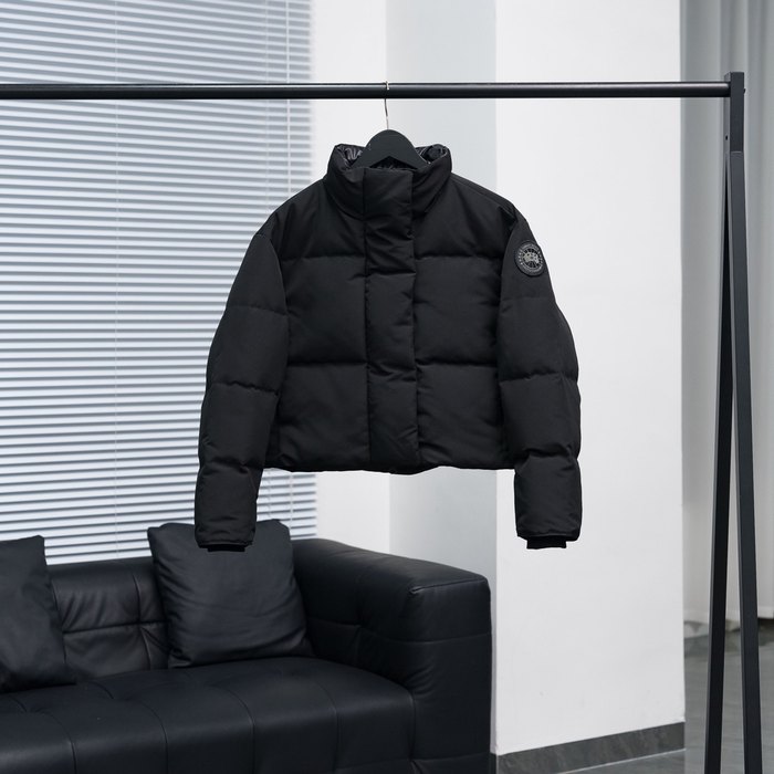Yupoo Canada Goose puffer black short Canada Goose down jacket puffer black short Black 050
