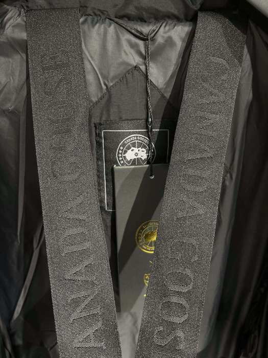 Yupoo Canada Goose puffer black zipper jacket Canada Goose down jacket puffer black hooded Black 003