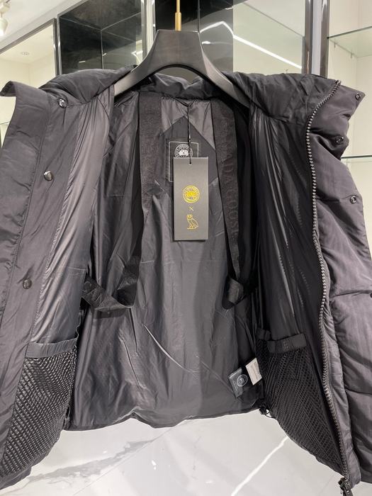Yupoo Canada Goose puffer black zipper jacket Canada Goose down jacket puffer black hooded Black 003