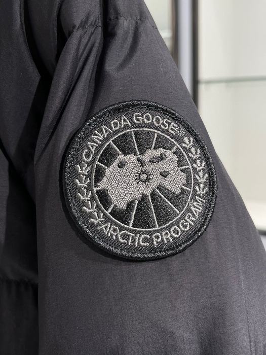 Yupoo Canada Goose puffer black zipper jacket Canada Goose down jacket puffer black hooded Black 003