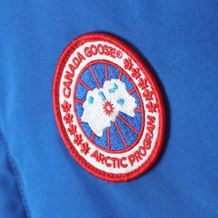 Yupoo Canada Goose puffer blue badge vest Canada Goose down jacket puffer vest blue patch Blue 001