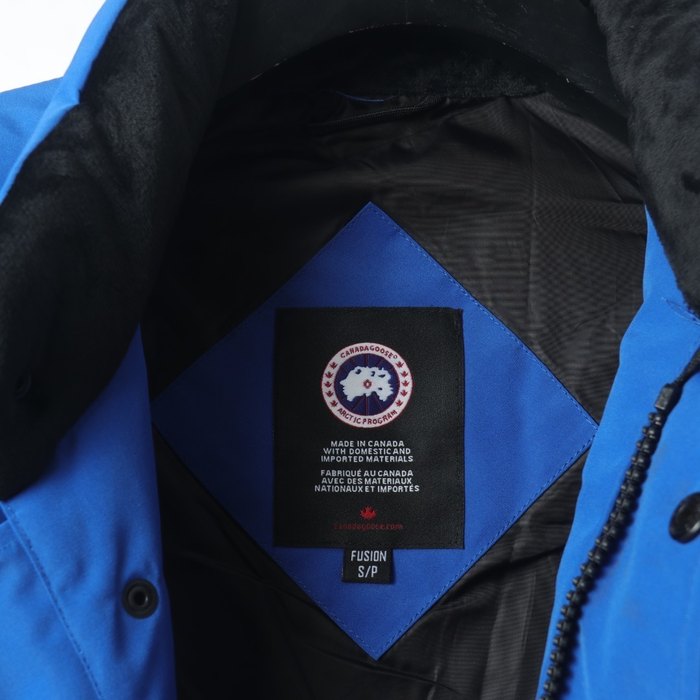 Yupoo Canada Goose puffer blue badge vest Canada Goose down jacket puffer vest blue patch Blue 001