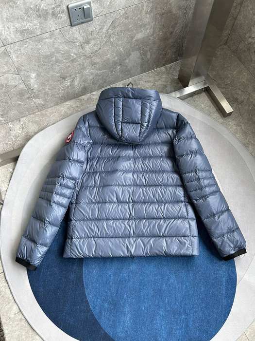 Yupoo Canada Goose puffer blue hooded Canada Goose down jacket puffer blue hooded Blue 002