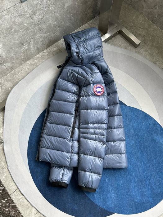 Yupoo Canada Goose puffer blue hooded Canada Goose down jacket puffer blue hooded Blue 002