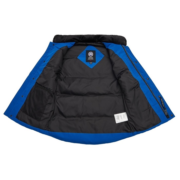 Yupoo Canada Goose puffer blue logo patch vest Canada Goose down jacket puffer blue patch vest Blue