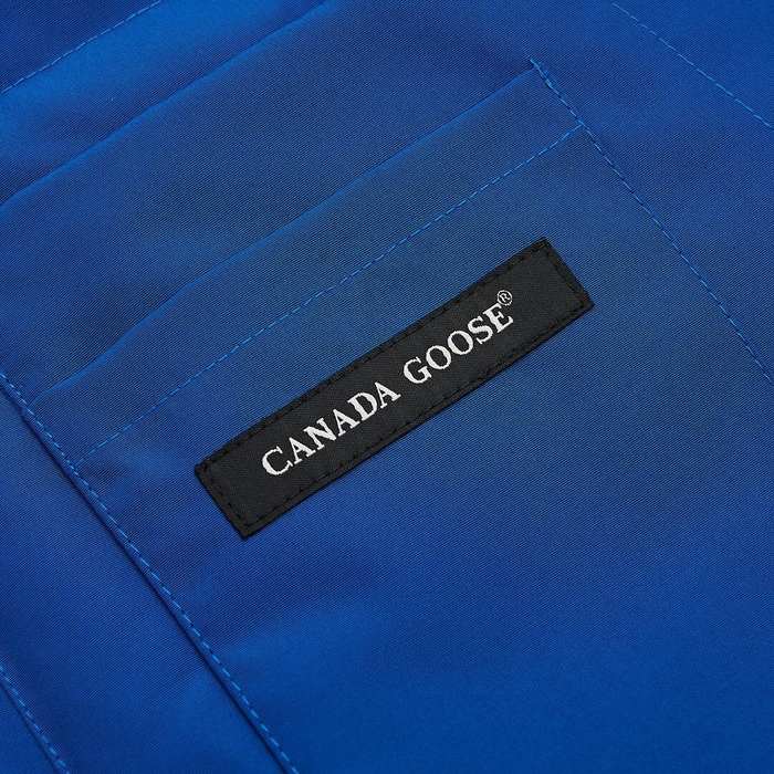 Yupoo Canada Goose puffer blue logo patch vest Canada Goose down jacket puffer blue patch vest Blue